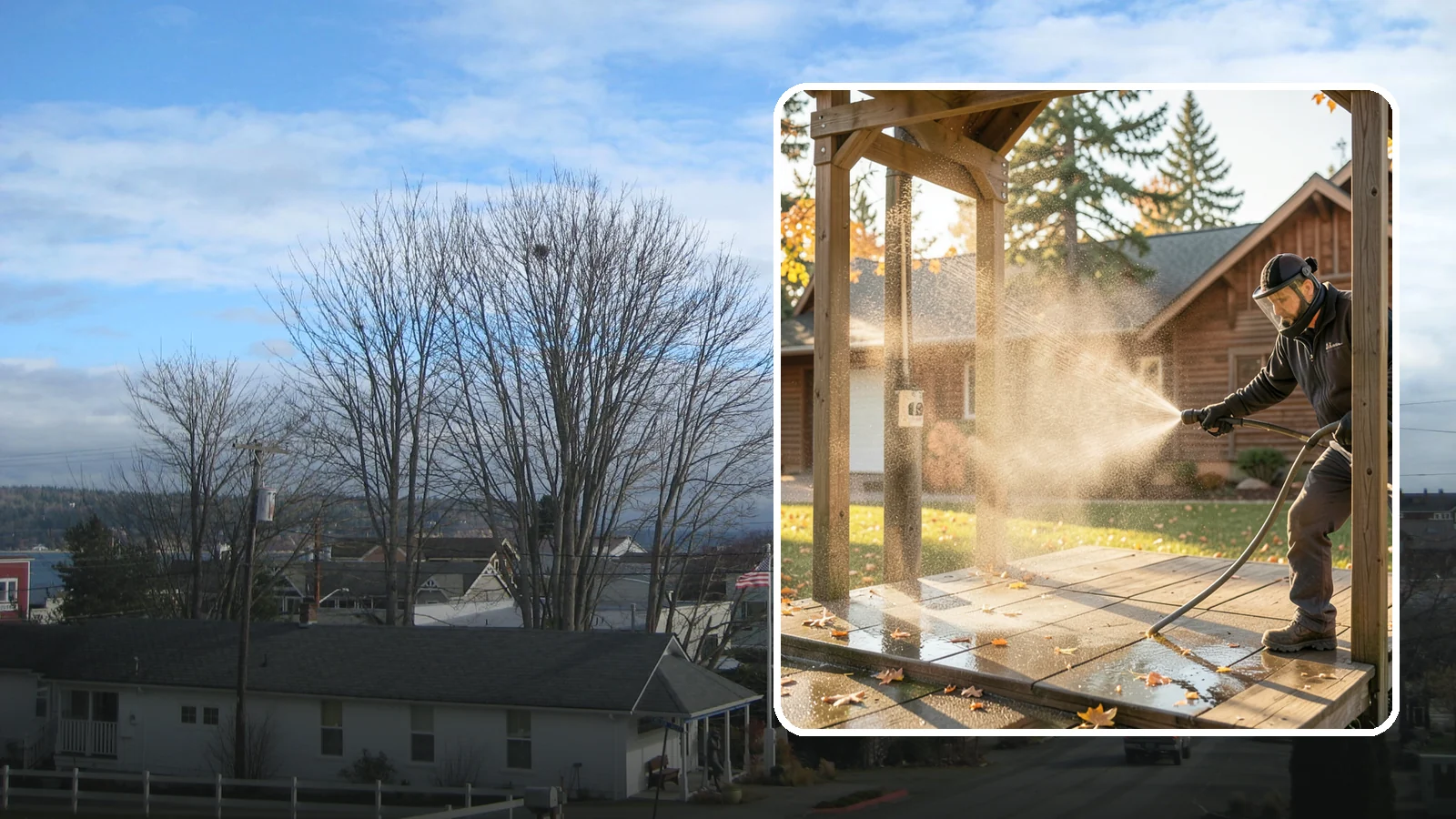 Playset Cleaning in Langley, Island County, WA - Sanitize and clean wood and plastic playsets to remove mold, mildew, and grime for a safer play surface.