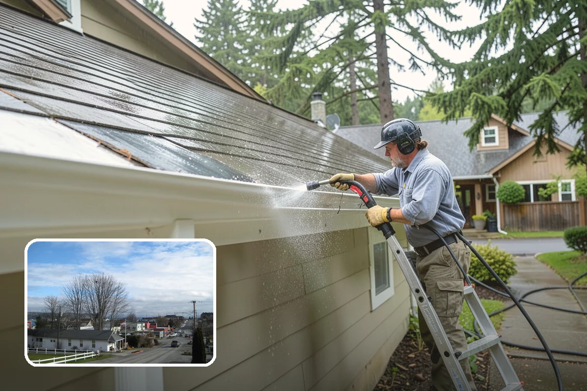 Playset Cleaning in Langley, Island County, WA - Removes mold and mildew from surfaces kids touch