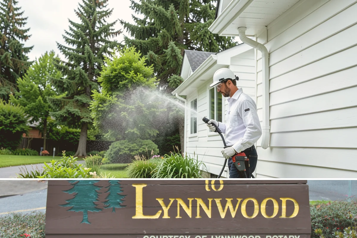 Playset Cleaning in Lynnwood, Snohomish County, WA - Late spring cleaning prepares the playset for a summer of use and clears the mildew that built up over the wet months.
