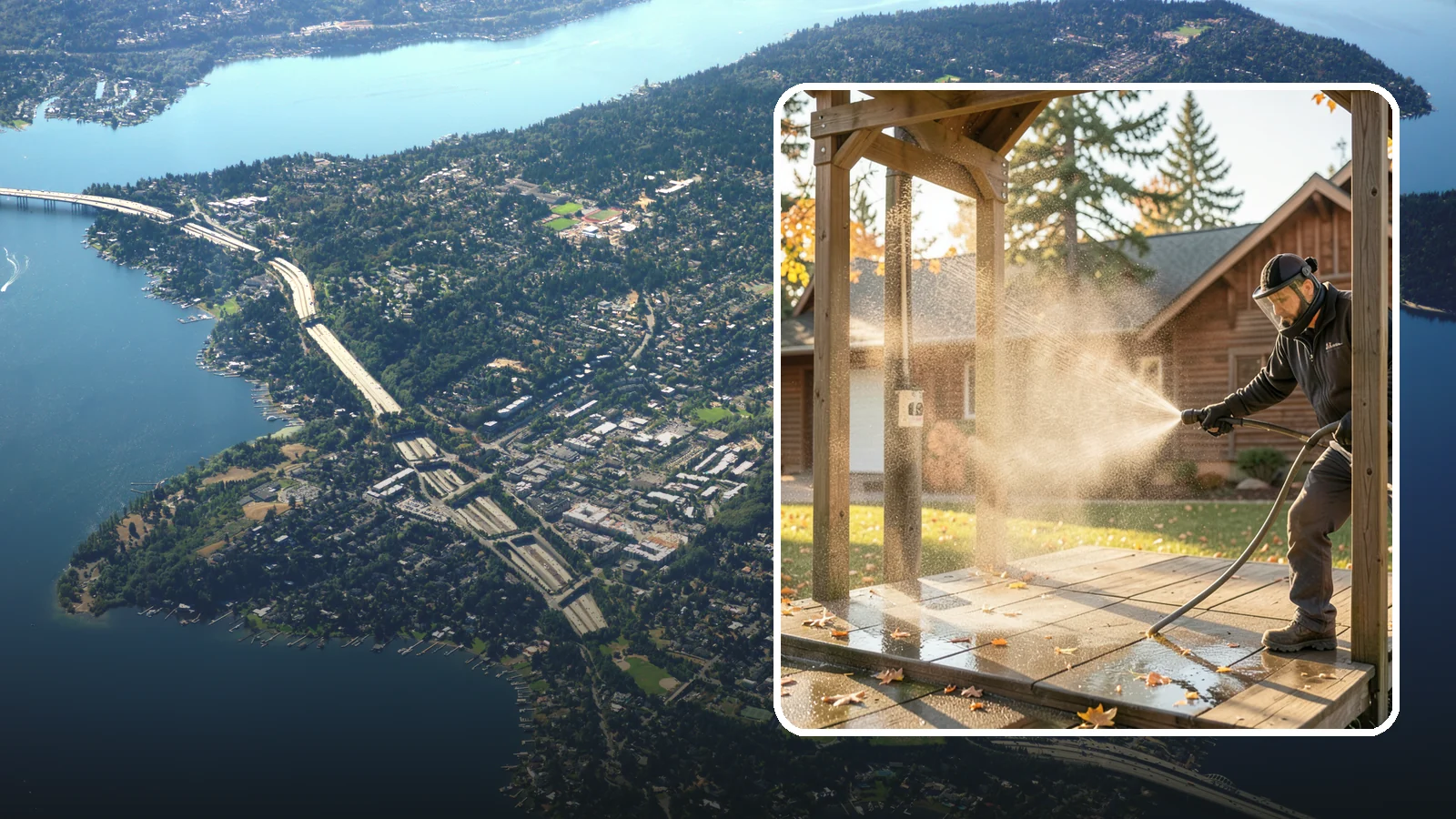 Playset Cleaning in Mercer Island, King County, WA - Sanitize and clean wood and plastic playsets to remove mold, mildew, and grime for a safer play surface.