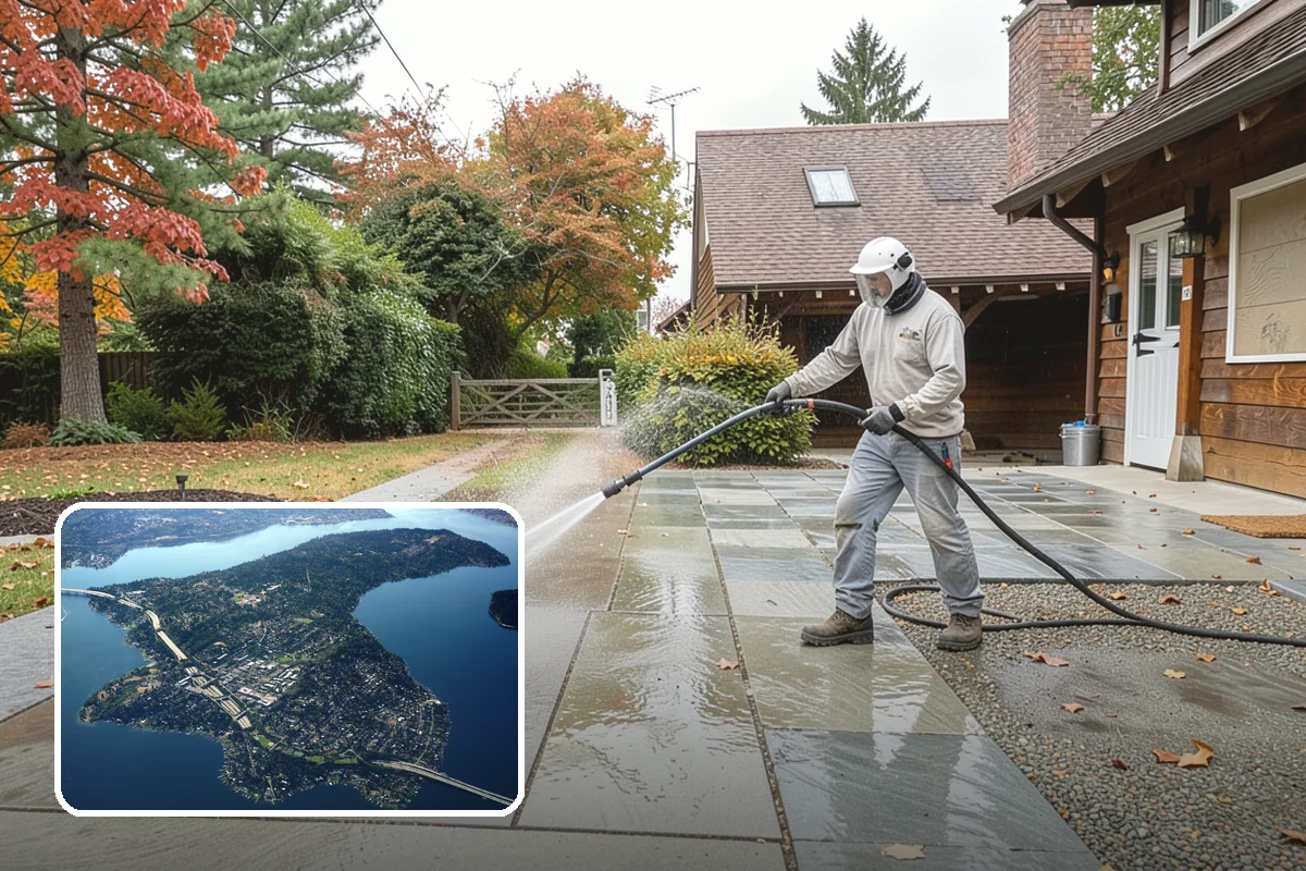 Playset Cleaning in Mercer Island, King County, WA - Removes mold and mildew from surfaces kids touch