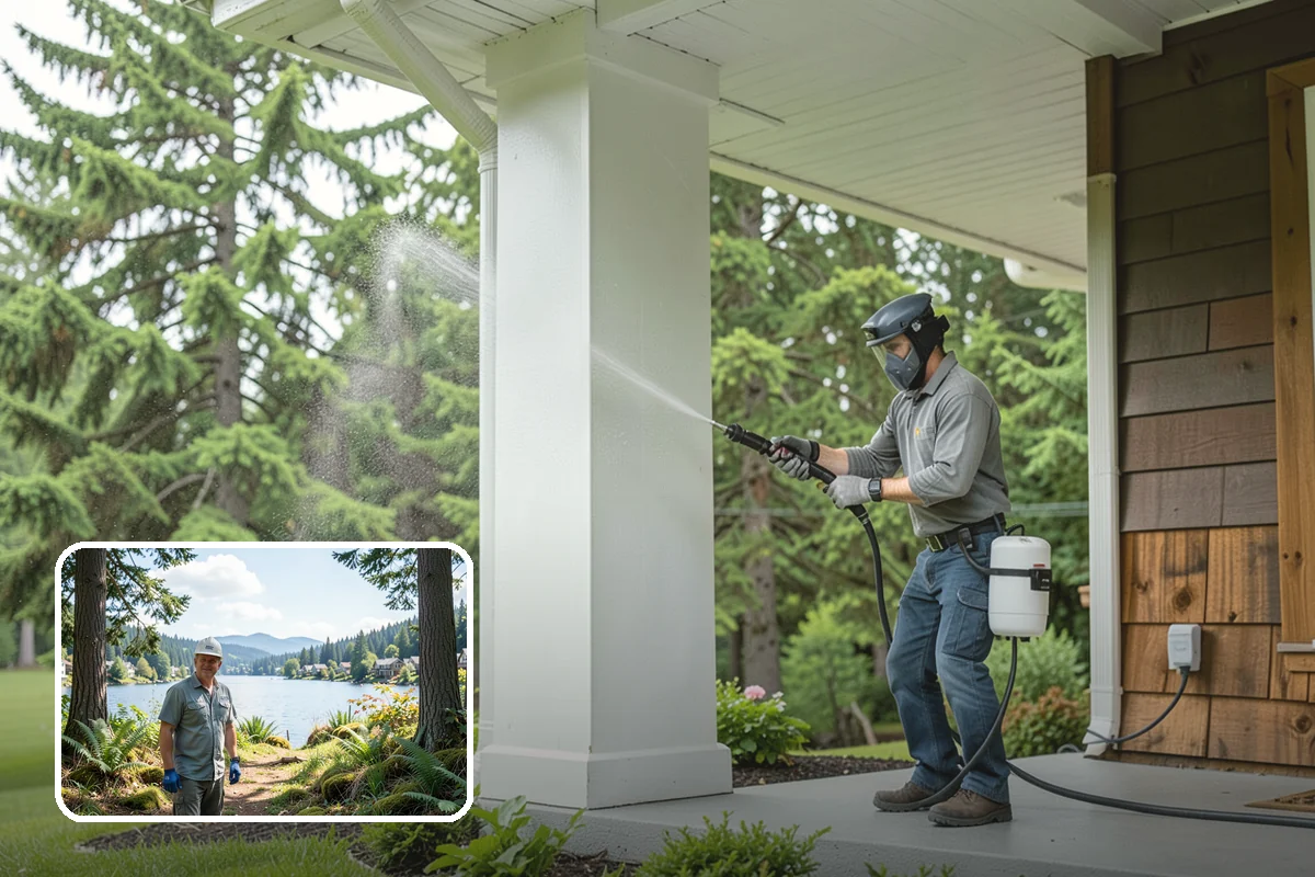 Playset Cleaning in Milton, King County, WA - Removes mold and mildew from surfaces kids touch