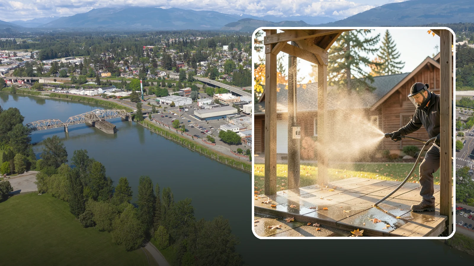 Playset Cleaning in Mount Vernon, Skagit County, WA - Sanitize and clean wood and plastic playsets to remove mold, mildew, and grime for a safer play surface.