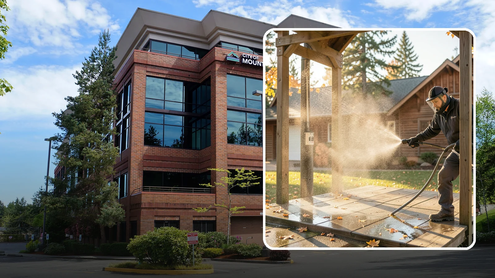 Playset Cleaning in Mountlake Terrace, Snohomish County, WA - Sanitize and clean wood and plastic playsets to remove mold, mildew, and grime for a safer play surface.