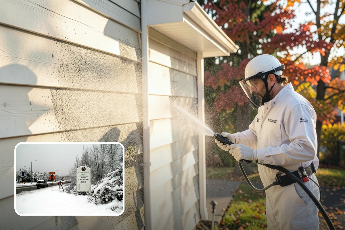 Playset Cleaning in Newcastle, King County, WA - Removes mold and mildew from surfaces kids touch
