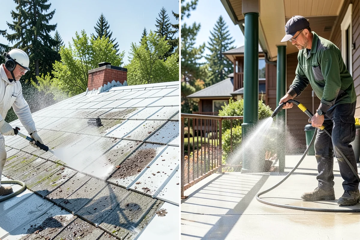 Playset Cleaning in Puyallup, Pierce County, WA - Clear the play area and inspect the surfaces