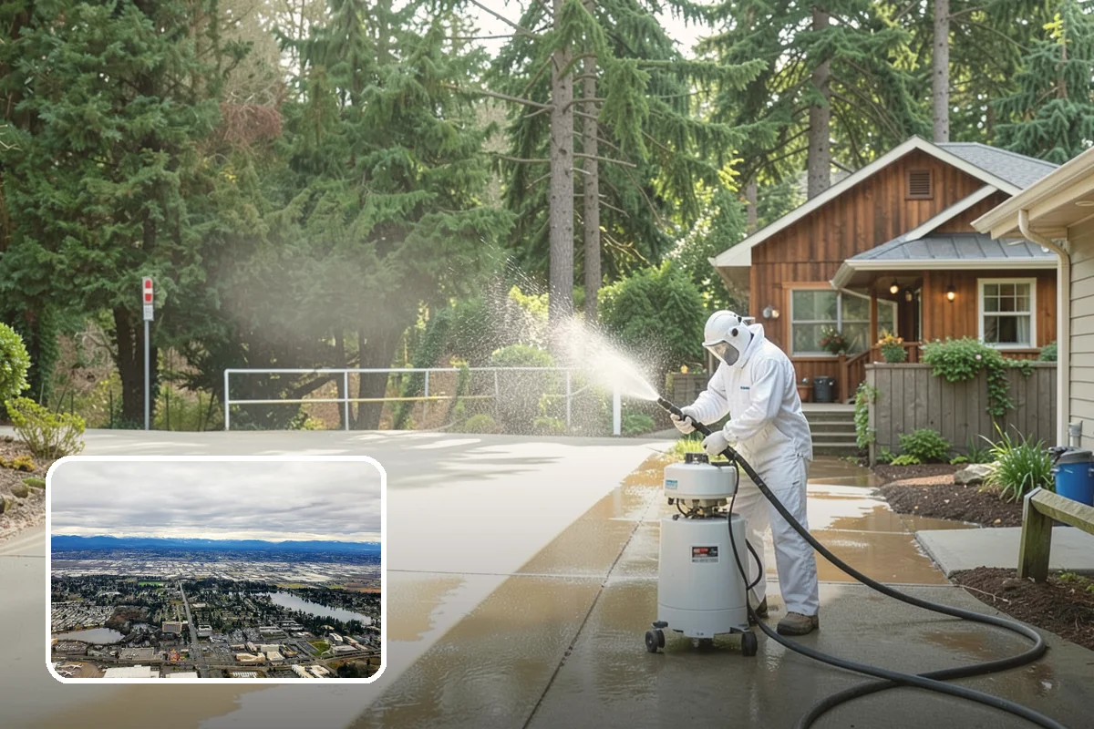 Playset Cleaning in SeaTac, King County, WA - Removes mold and mildew from surfaces kids touch