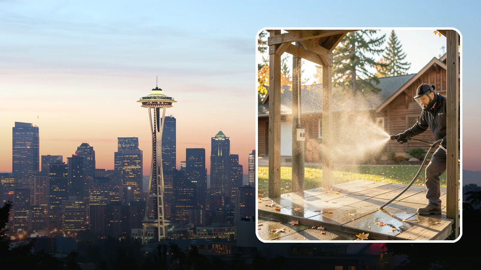 Playset Cleaning in Seattle, King County, WA - Sanitize and clean wood and plastic playsets to remove mold, mildew, and grime for a safer play surface.