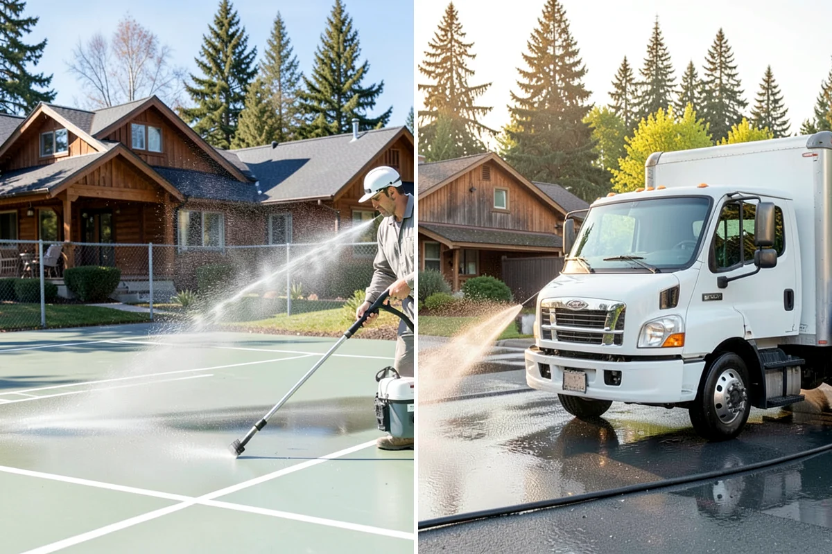 Playset Cleaning in Shoreline, King County, WA - Clear the play area and inspect the surfaces