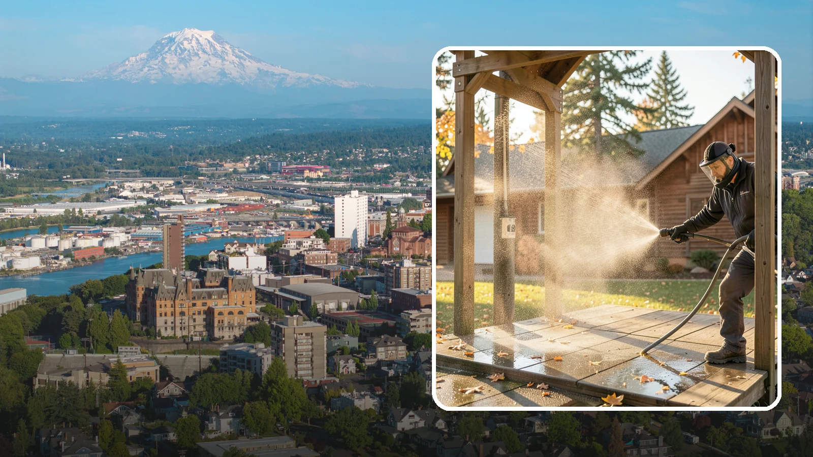 Playset Cleaning in Tacoma, Pierce County, WA - Sanitize and clean wood and plastic playsets to remove mold, mildew, and grime for a safer play surface.
