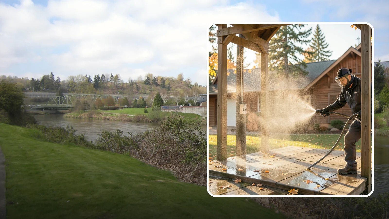Playset Cleaning in Tukwila, King County, WA - Sanitize and clean wood and plastic playsets to remove mold, mildew, and grime for a safer play surface.