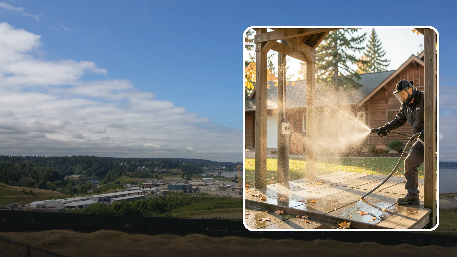 Playset Cleaning in University Place, Pierce County, WA - Sanitize and clean wood and plastic playsets to remove mold, mildew, and grime for a safer play surface.