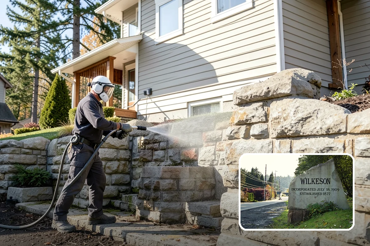 Playset Cleaning in Wilkeson, Pierce County, WA - Removes mold and mildew from surfaces kids touch