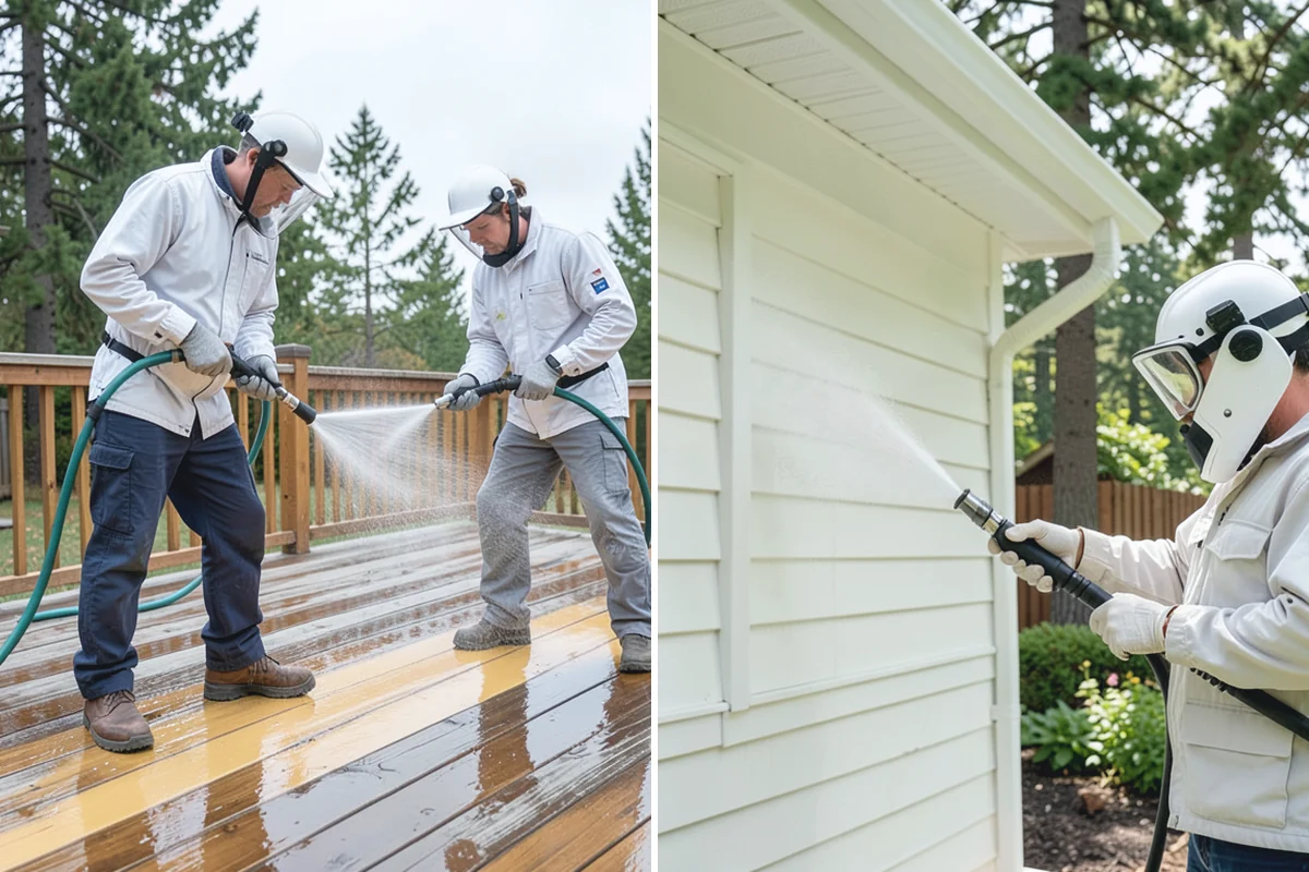 Playset Cleaning in Woodinville, King County, WA - Clear the play area and inspect the surfaces