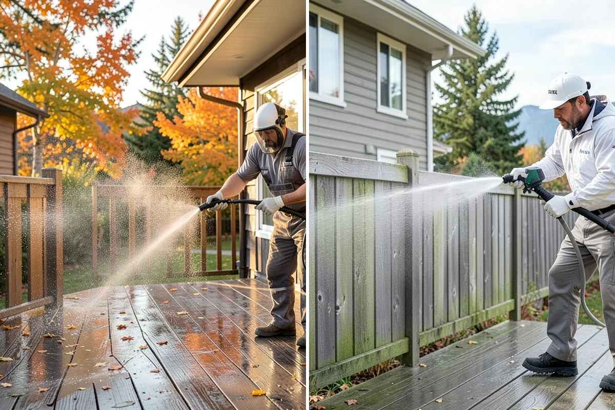 Pool Cage Cleaning in Arlington, Snohomish County, WA - Brush debris from screen tracks and corner brackets
