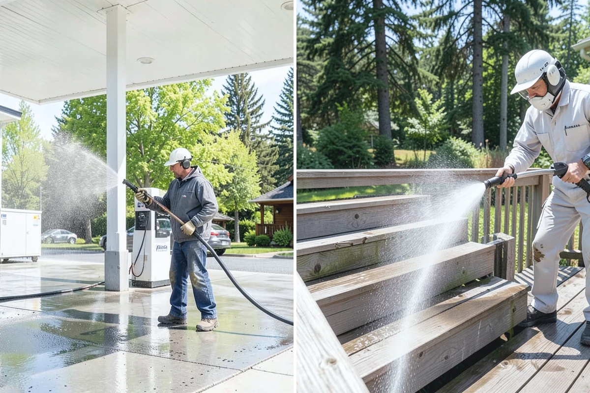 Pool Cage Cleaning in Auburn, King County, WA - Brush debris from screen tracks and corner brackets