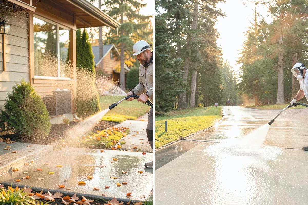 Pool Cage Cleaning in Bonney Lake, Pierce County, WA - Brush debris from screen tracks and corner brackets