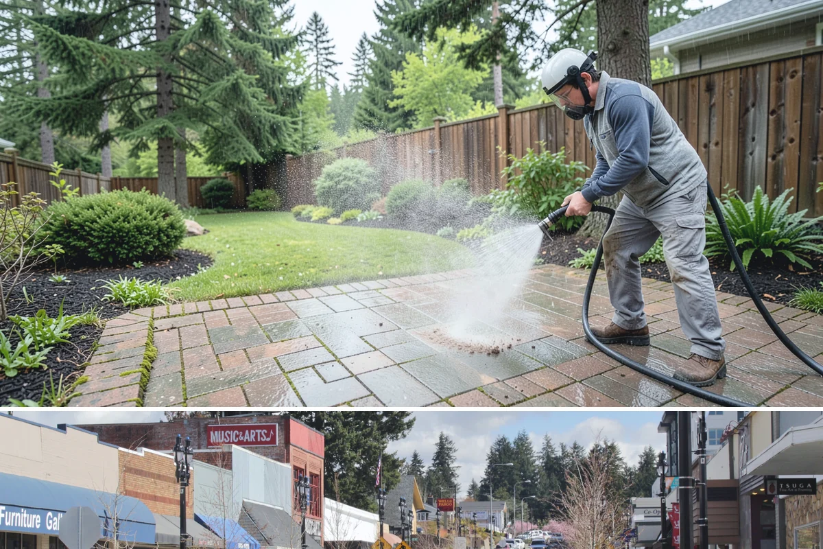 Pool Cage Cleaning in Bothell, King County, WA - Clean the cage in early summer after the heaviest pollen and needle drop have passed.