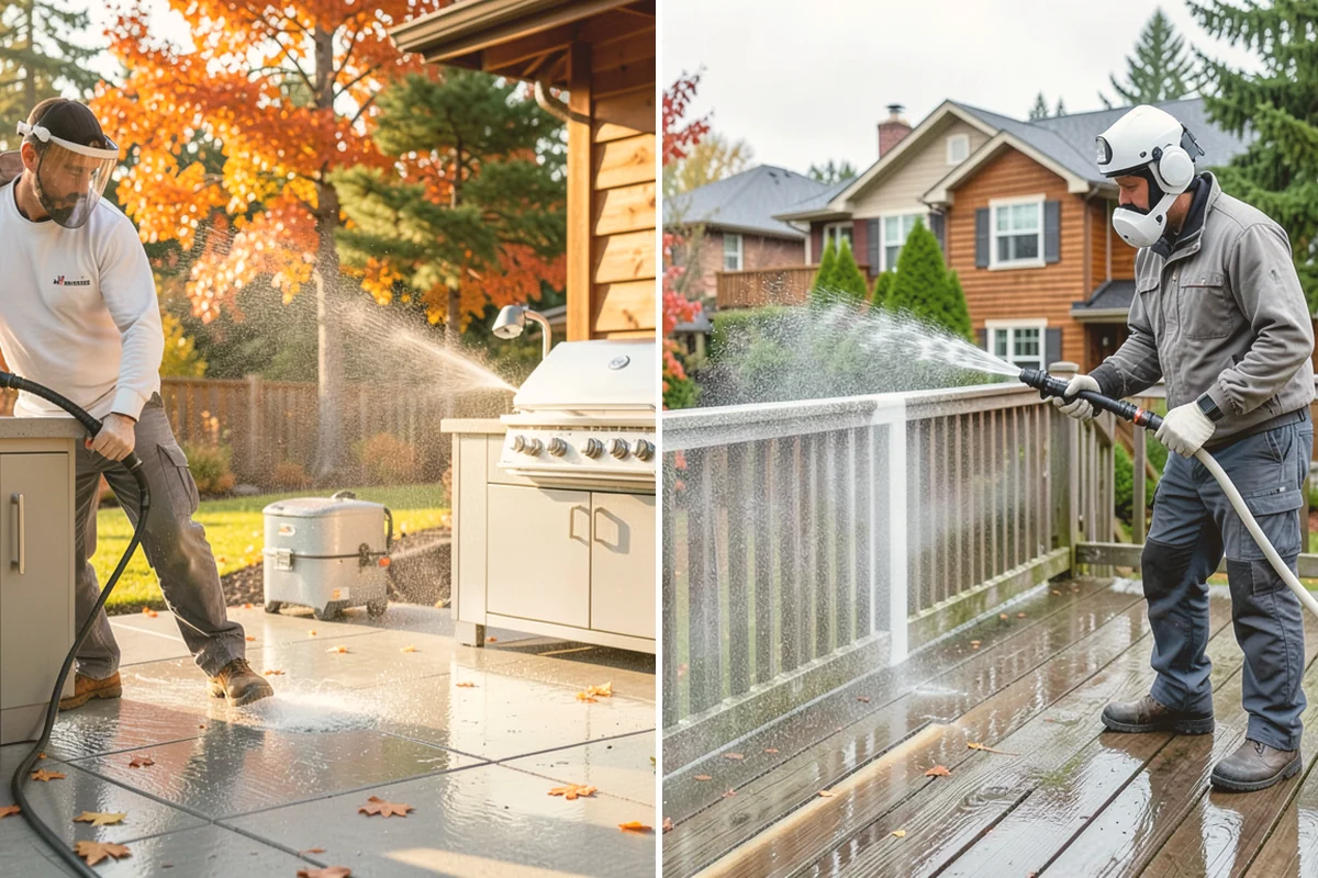 Pool Cage Cleaning in Brier, Snohomish County, WA - Brush debris from screen tracks and corner brackets