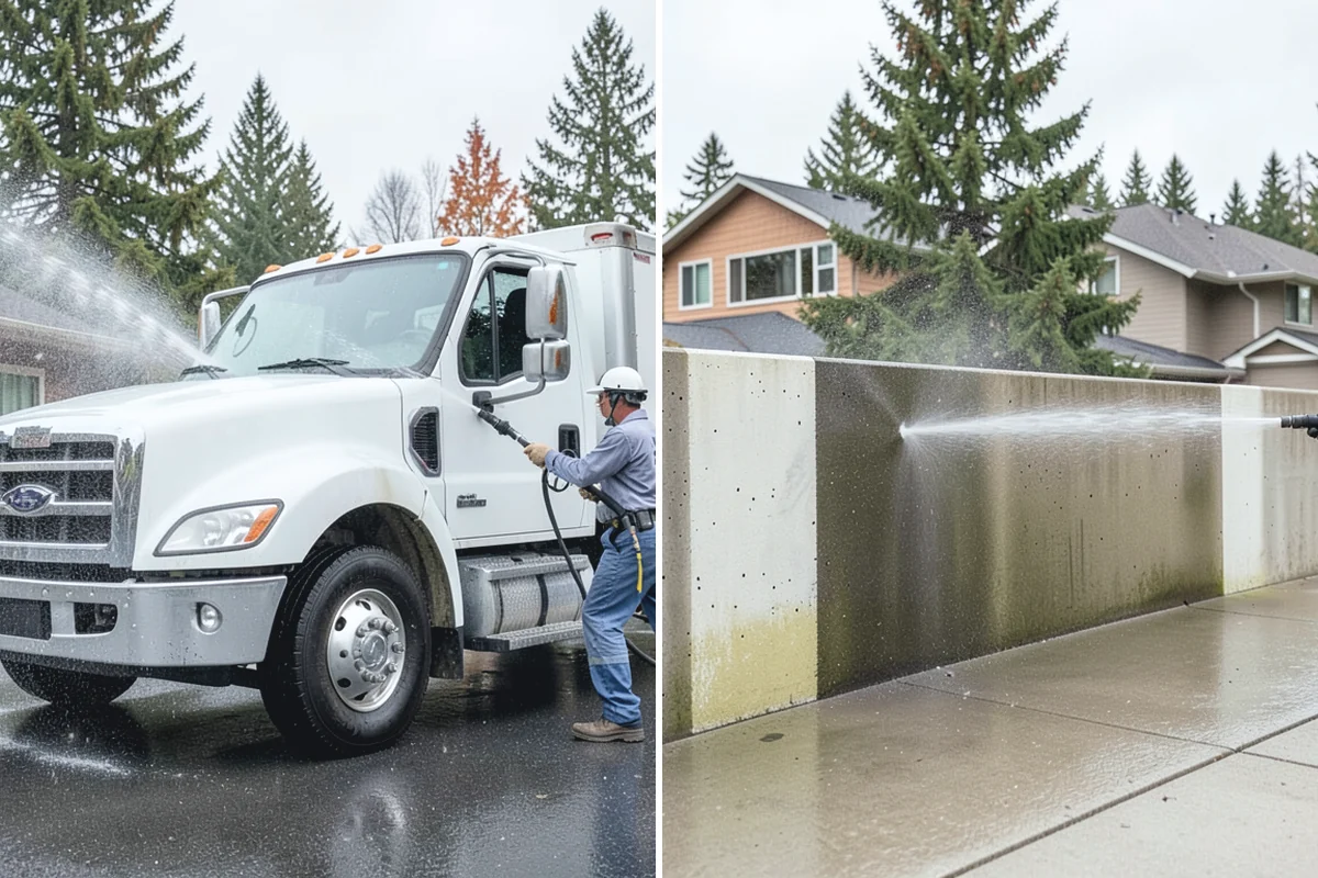 Pool Cage Cleaning in Buckley, Pierce County, WA - Brush debris from screen tracks and corner brackets