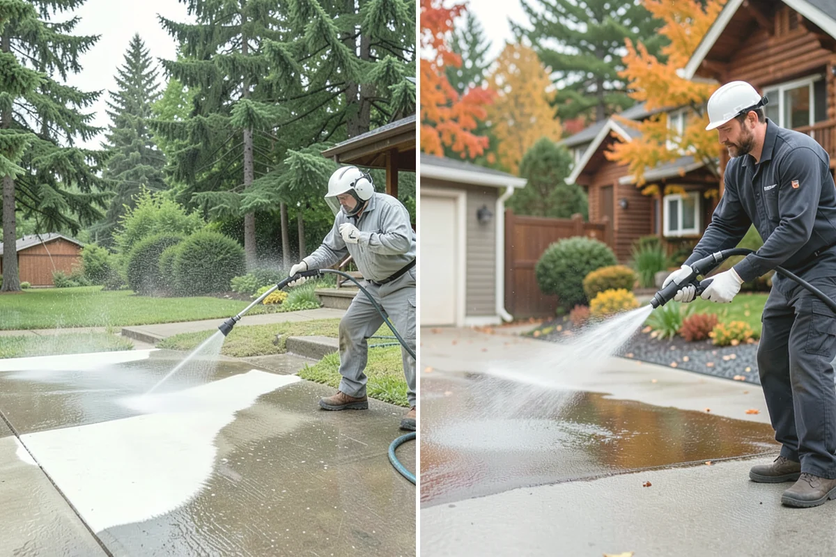 Pool Cage Cleaning in Carbonado, Pierce County, WA - Brush debris from screen tracks and corner brackets