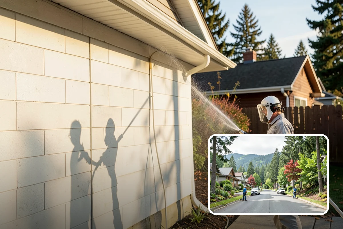 Pool Cage Cleaning in Darrington, Snohomish County, WA - Clears algae and mildew from fine screen mesh safely