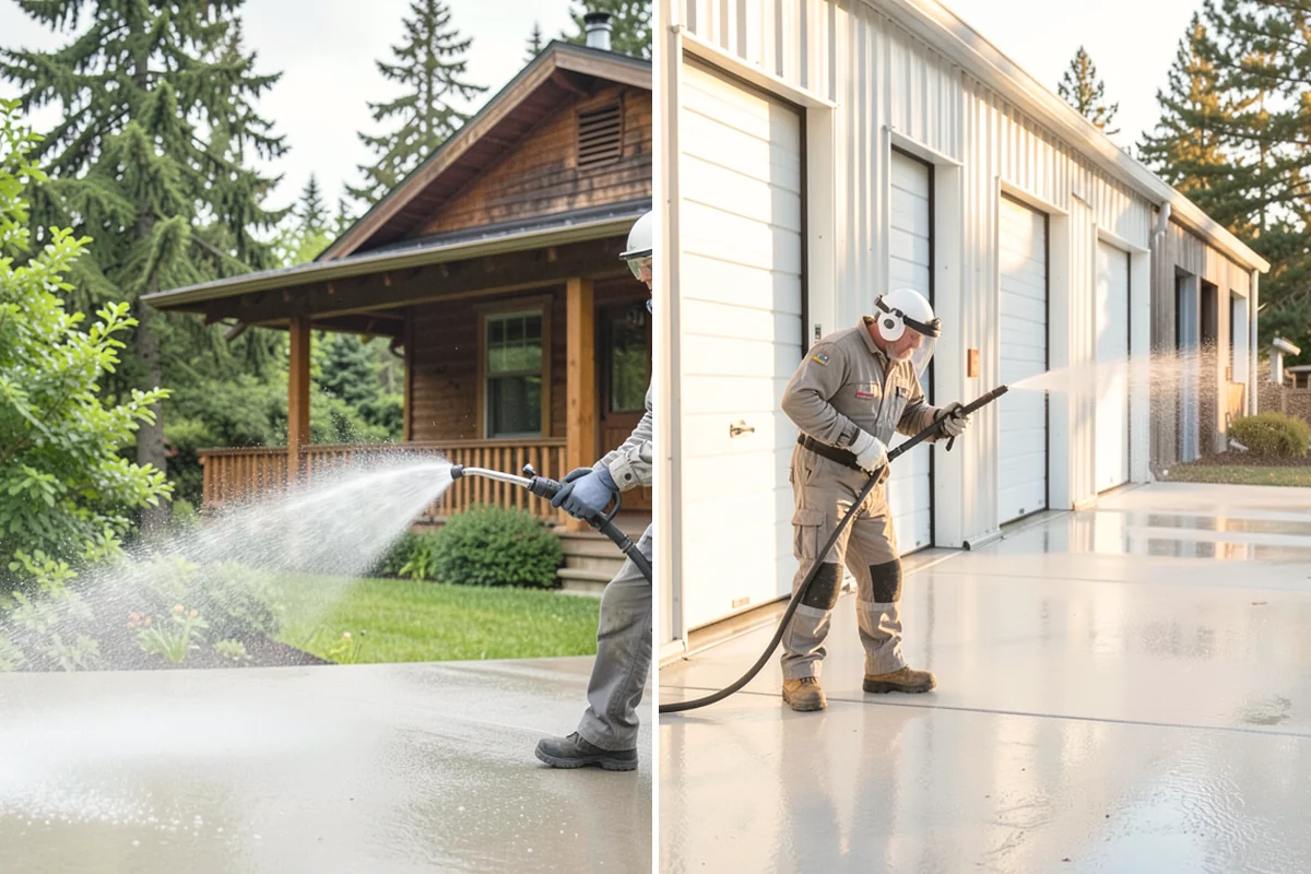 Pool Cage Cleaning in Edgewood, Pierce County, WA - Brush debris from screen tracks and corner brackets
