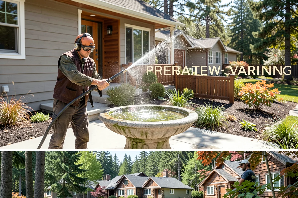 Pool Cage Cleaning in Edgewood, Pierce County, WA - Clean the cage in early summer after the heaviest pollen and needle drop have passed.
