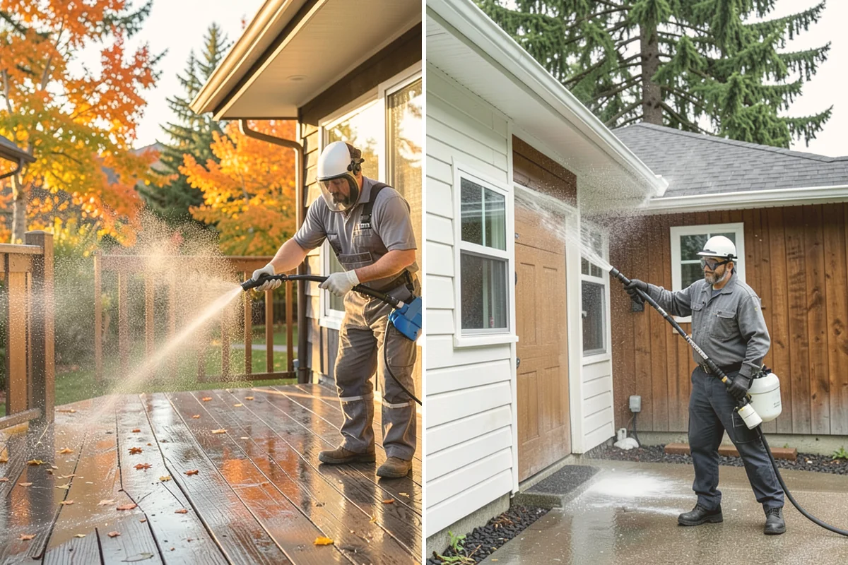 Pool Cage Cleaning in Edmonds, Snohomish County, WA - Brush debris from screen tracks and corner brackets