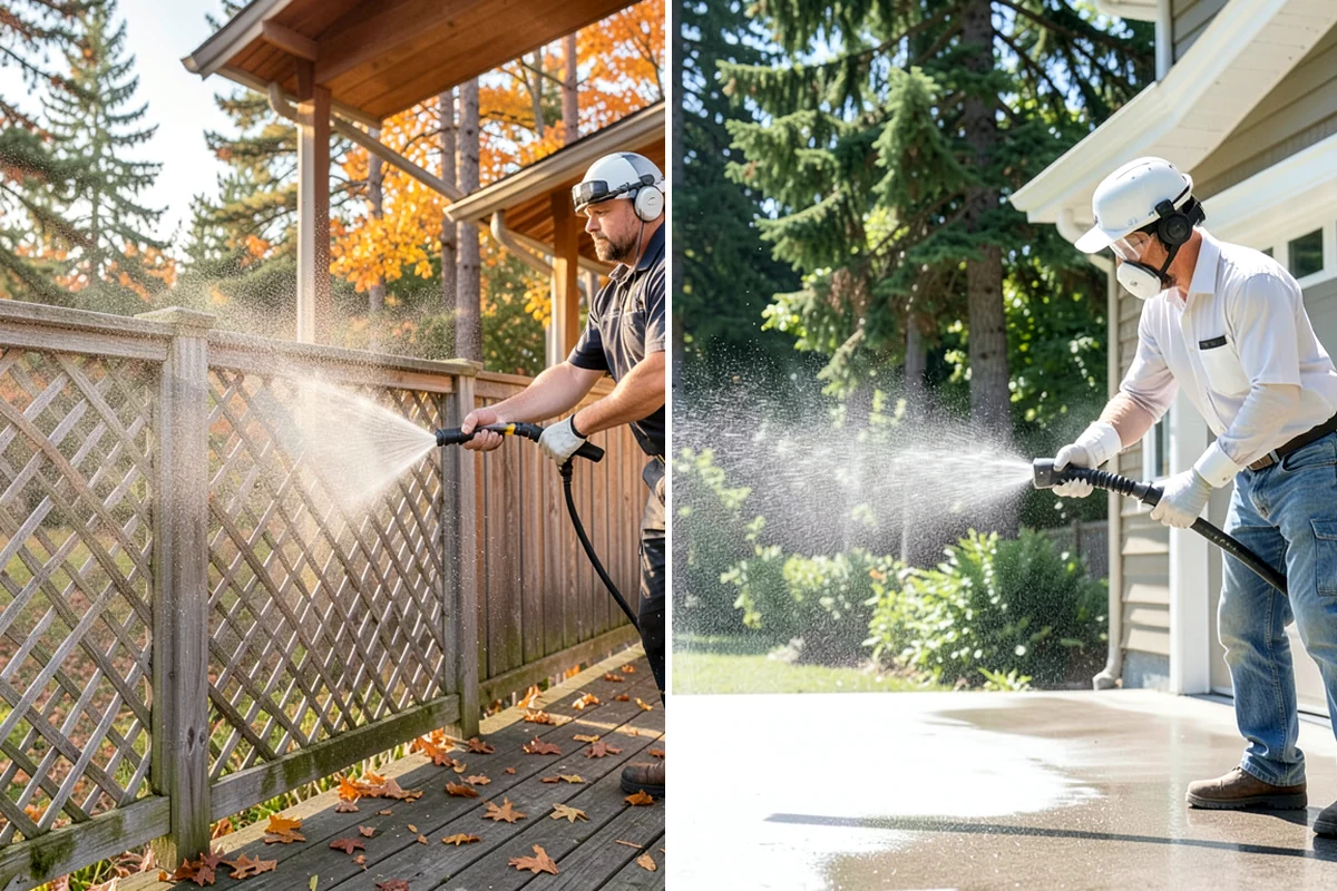 Pool Cage Cleaning in Enumclaw, King County, WA - Brush debris from screen tracks and corner brackets