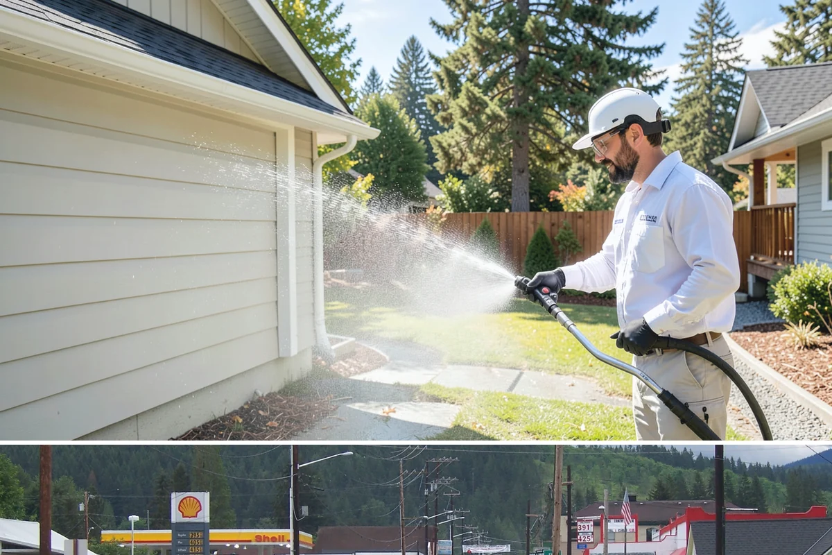 Pool Cage Cleaning in Granite Falls, Snohomish County, WA - Clean the cage in early summer after the heaviest pollen and needle drop have passed.