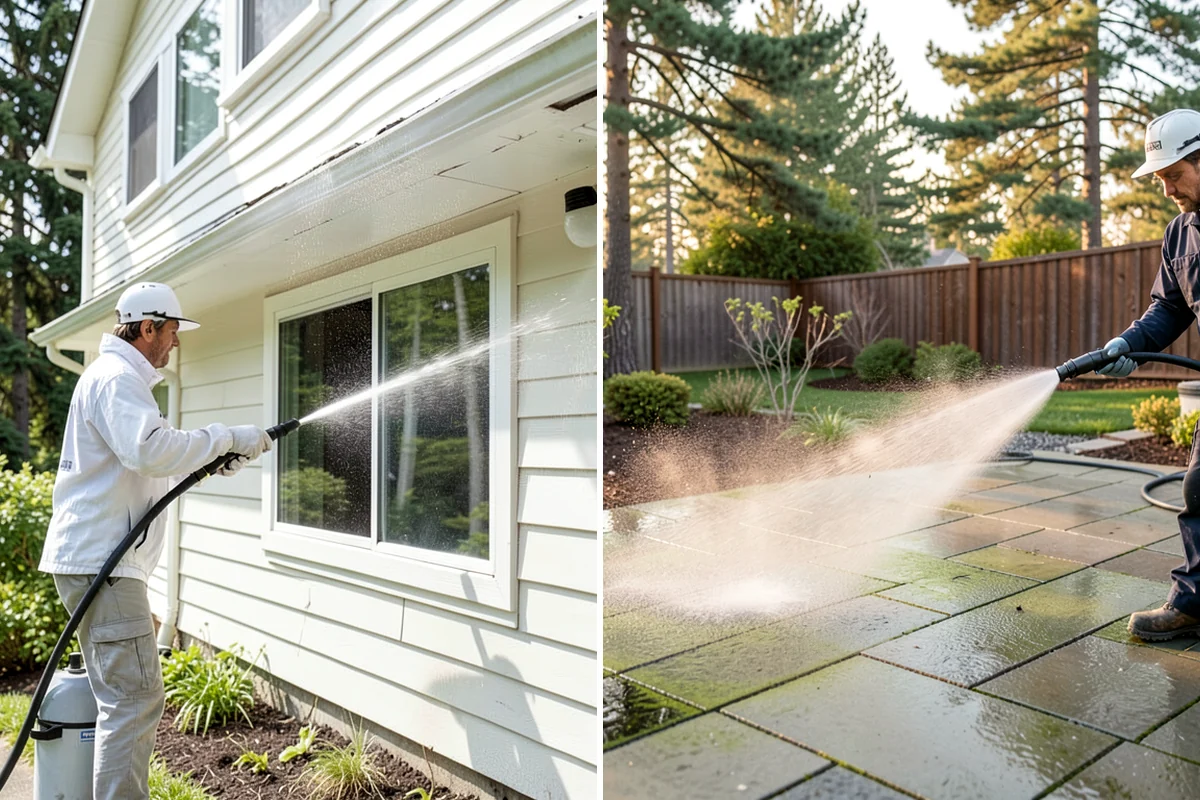 Pool Cage Cleaning in Kenmore, King County, WA - Brush debris from screen tracks and corner brackets