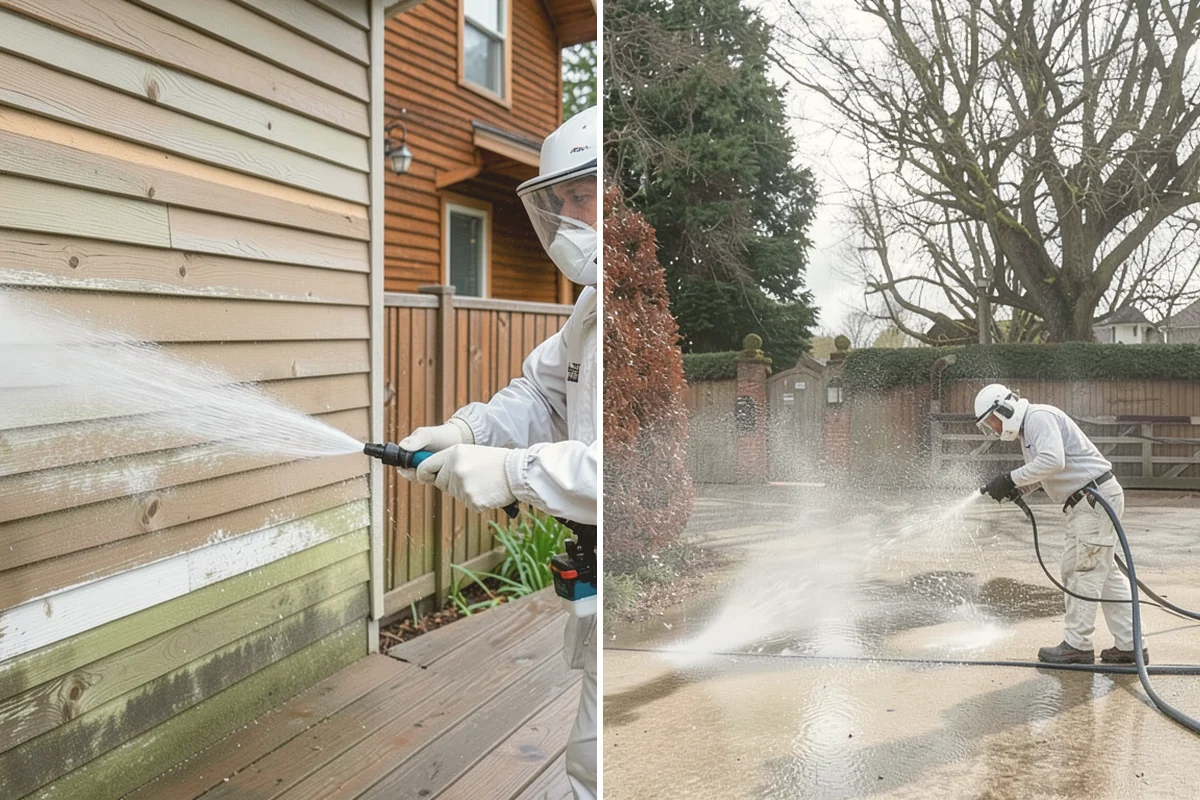 Pool Cage Cleaning in Kirkland, King County, WA - Brush debris from screen tracks and corner brackets