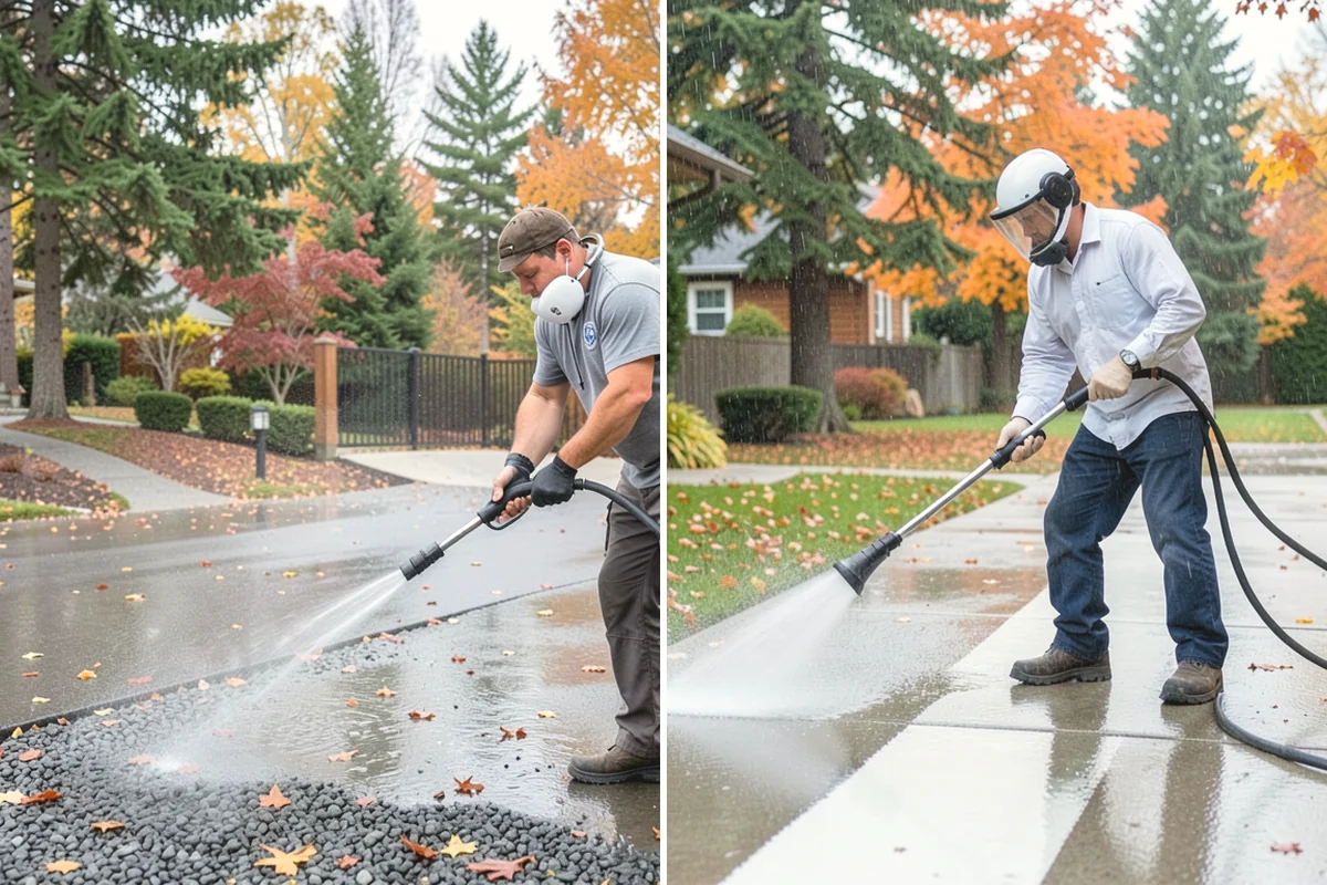 Pool Cage Cleaning in La Conner, Skagit County, WA - Brush debris from screen tracks and corner brackets
