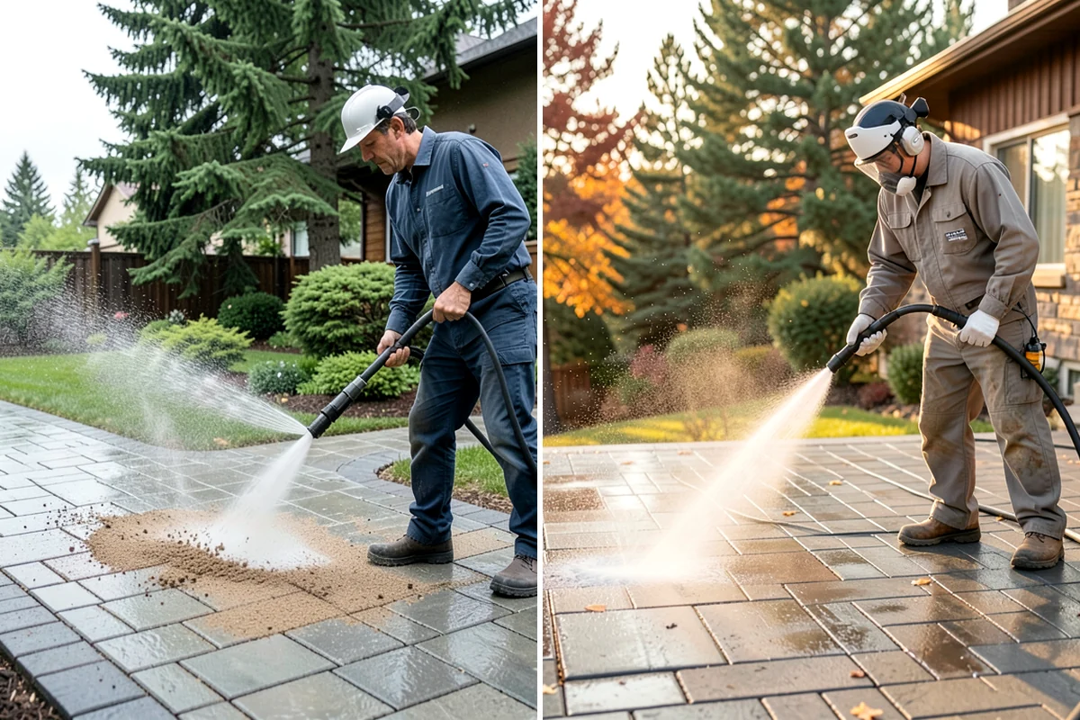 Pool Cage Cleaning in Lakewood, Pierce County, WA - Brush debris from screen tracks and corner brackets