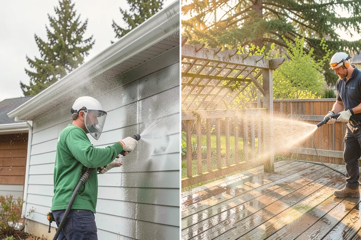 Pool Cage Cleaning in Lynnwood, Snohomish County, WA - Brush debris from screen tracks and corner brackets