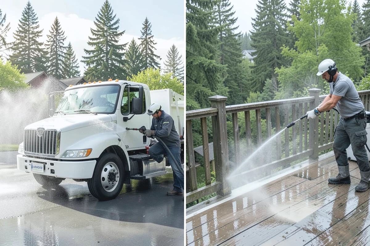Pool Cage Cleaning in Marysville, Snohomish County, WA - Brush debris from screen tracks and corner brackets