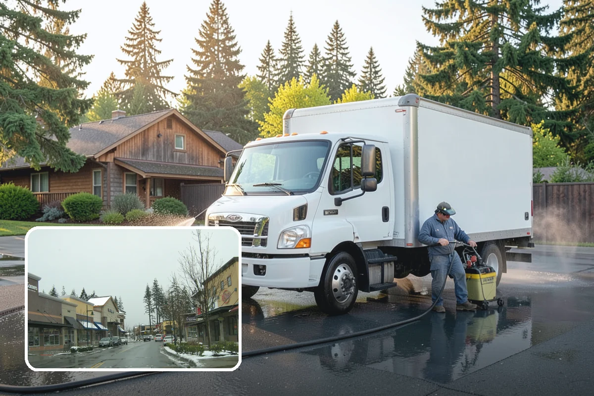 Pool Cage Cleaning in Mill Creek, Snohomish County, WA - Clears algae and mildew from fine screen mesh safely