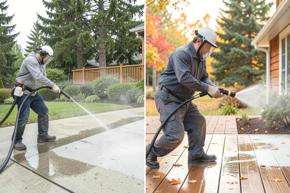 Pool Cage Cleaning in Monroe, Snohomish County, WA - Brush debris from screen tracks and corner brackets