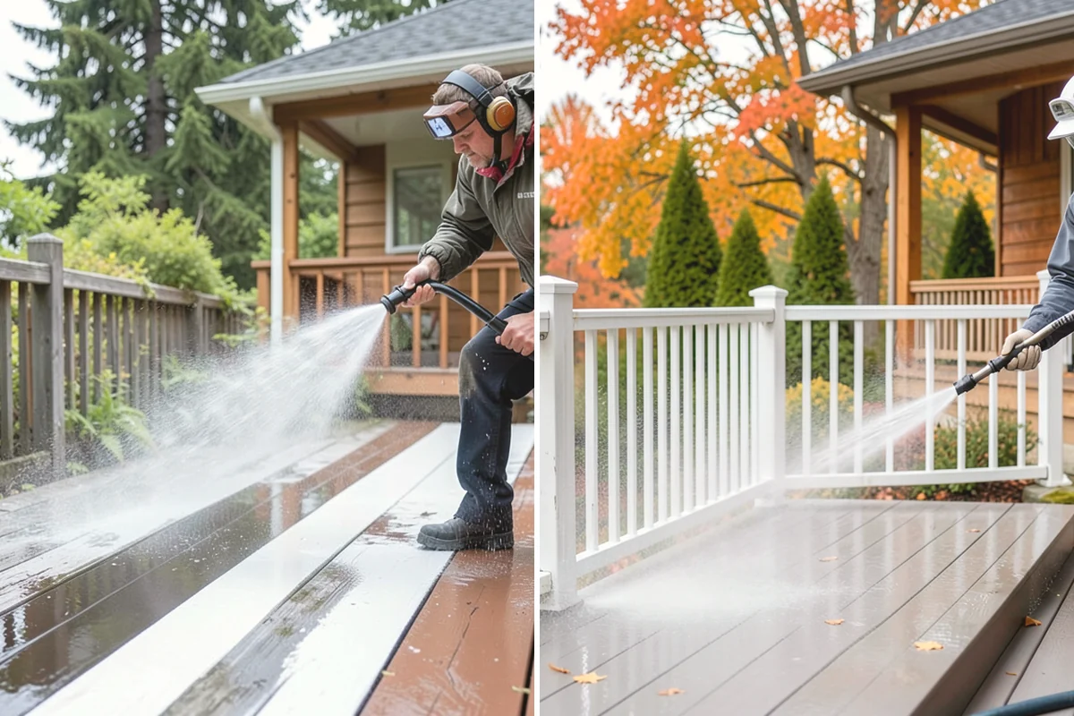 Pool Cage Cleaning in Mukilteo, Snohomish County, WA - Brush debris from screen tracks and corner brackets