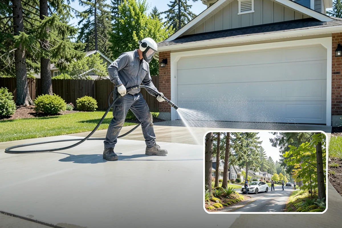 Pool Cage Cleaning in Normandy Park, King County, WA - Clears algae and mildew from fine screen mesh safely