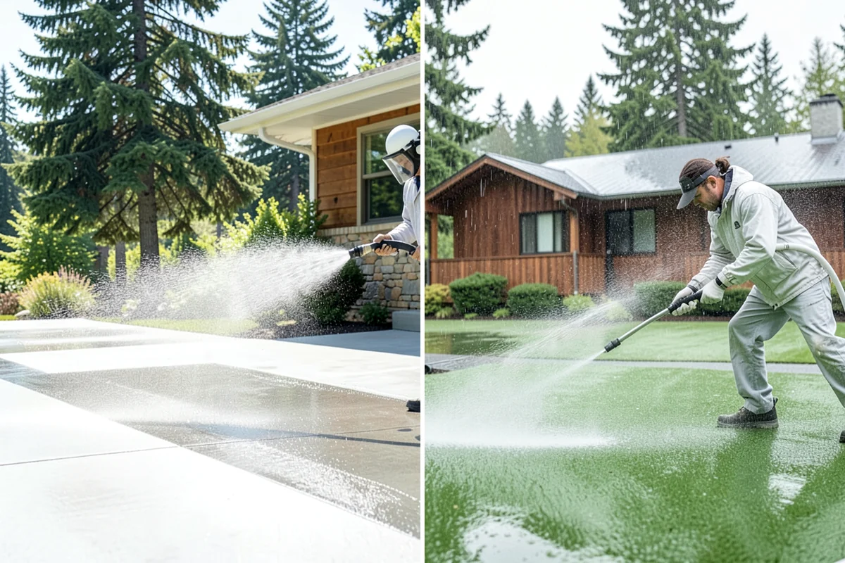 Pool Cage Cleaning in SeaTac, King County, WA - Brush debris from screen tracks and corner brackets
