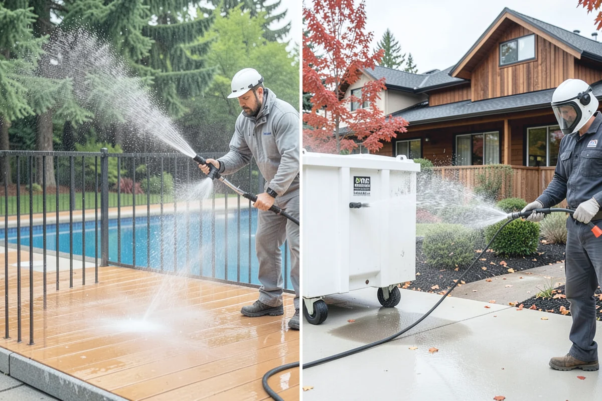 Pool Cage Cleaning in Skykomish, King County, WA - Brush debris from screen tracks and corner brackets