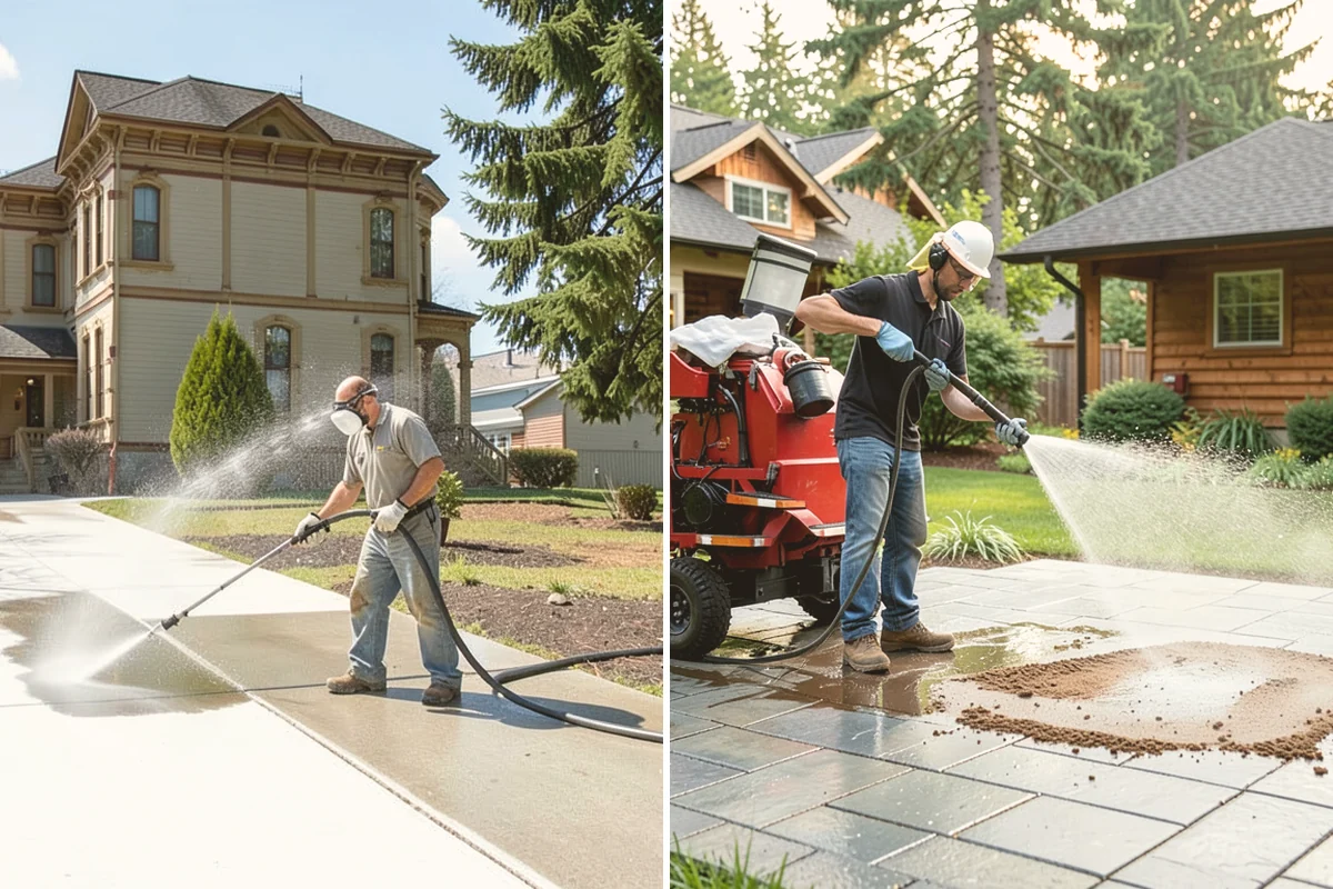 Pool Cage Cleaning in Snohomish, Snohomish County, WA - Brush debris from screen tracks and corner brackets
