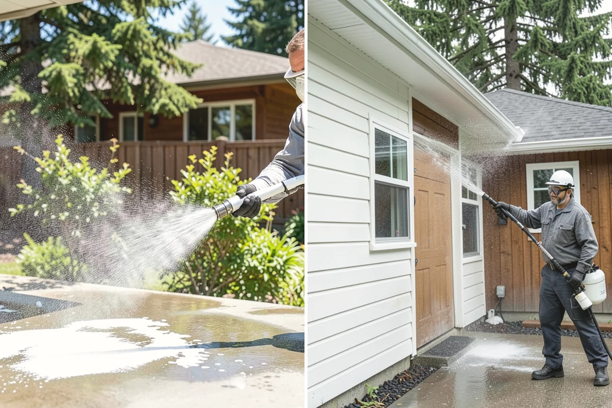 Pool Cage Cleaning in Tukwila, King County, WA - Brush debris from screen tracks and corner brackets
