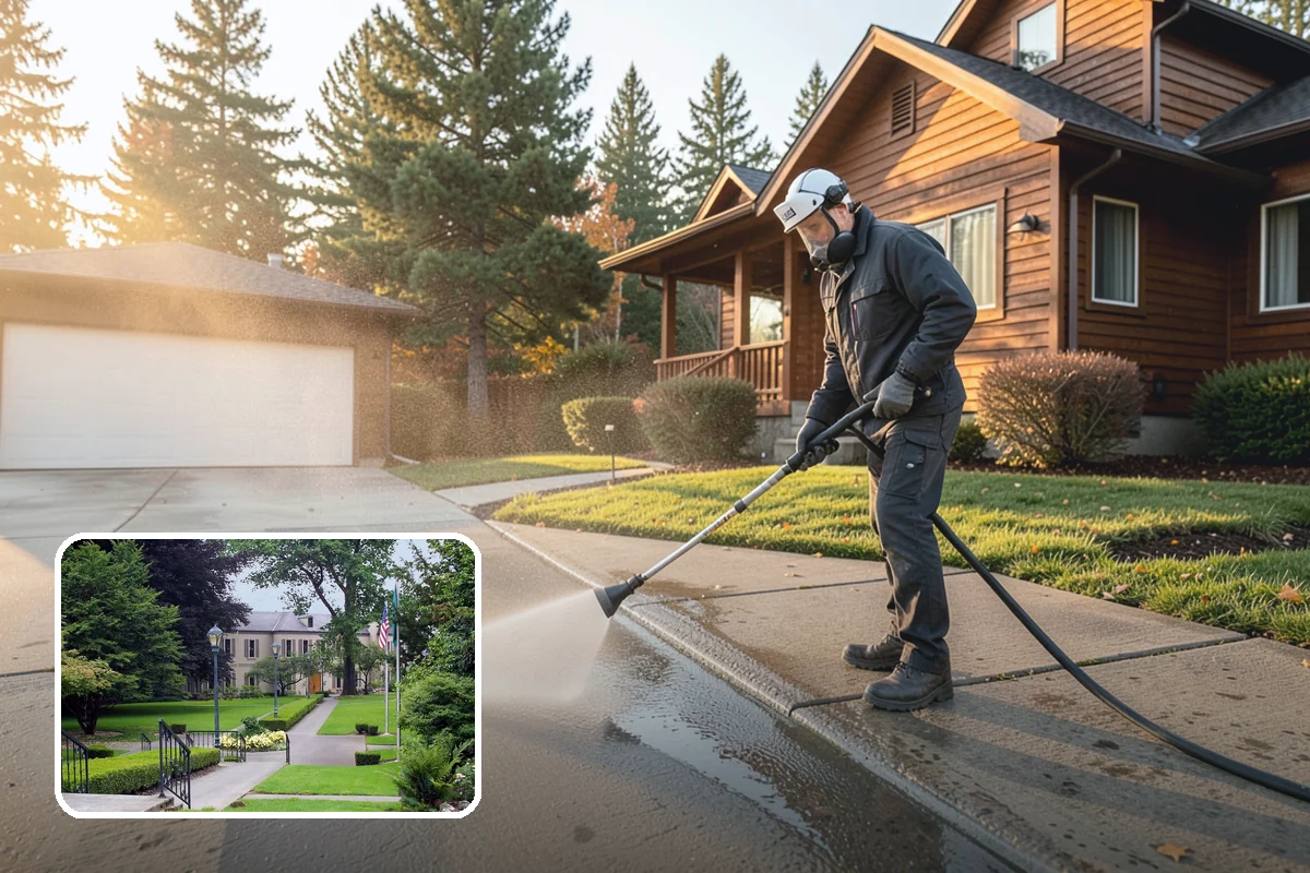 Pool Cage Cleaning in Woodinville, King County, WA - Clears algae and mildew from fine screen mesh safely