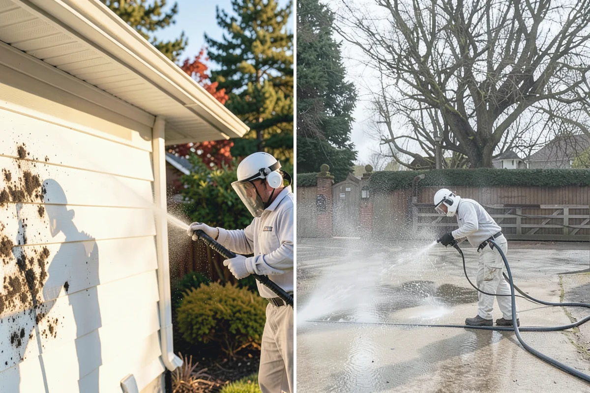 Pool Cage Cleaning in Woodinville, King County, WA - Brush debris from screen tracks and corner brackets