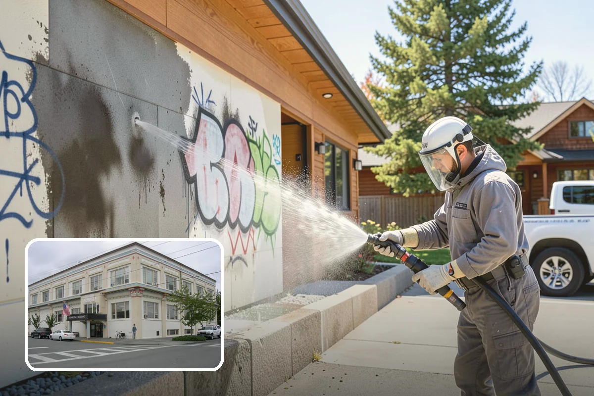 Pool Coping Cleaning in Anacortes, Skagit County, WA - Eliminates the slippery algae that makes coping a fall hazard