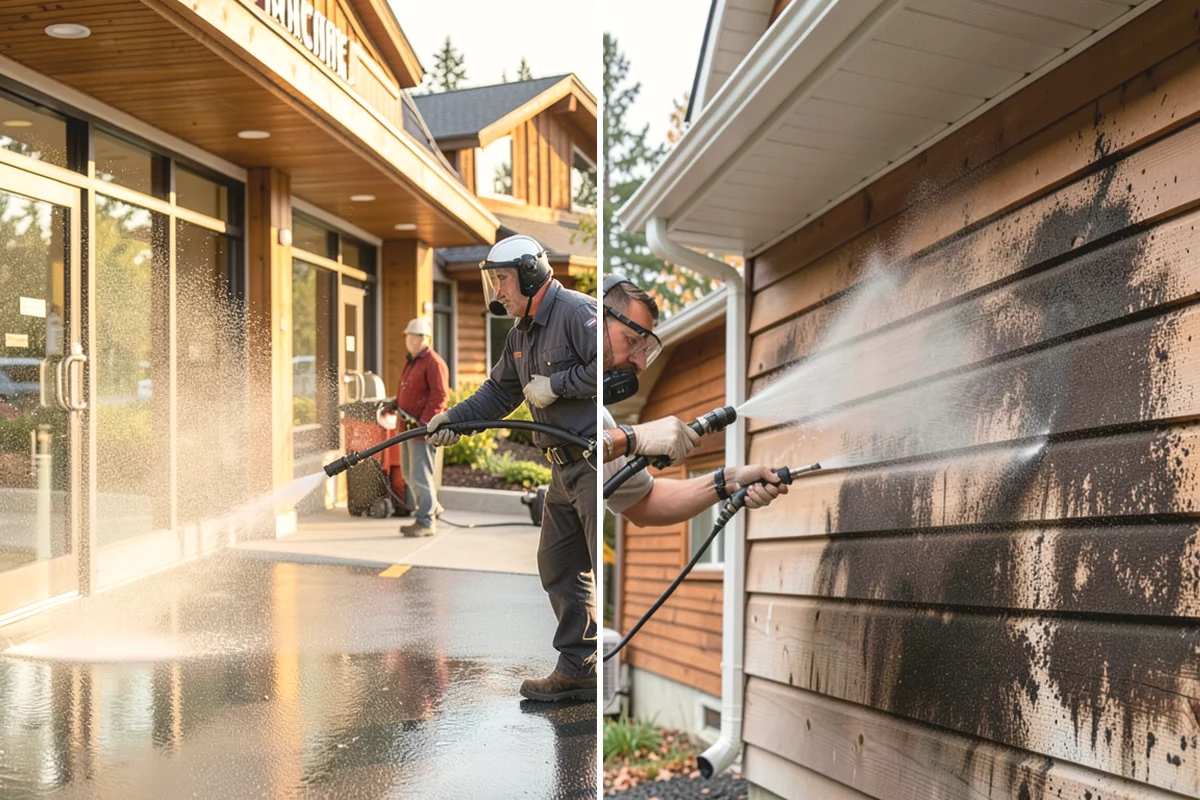 Pool Coping Cleaning in Anacortes, Skagit County, WA - Clear the deck and skim debris from the coping edge
