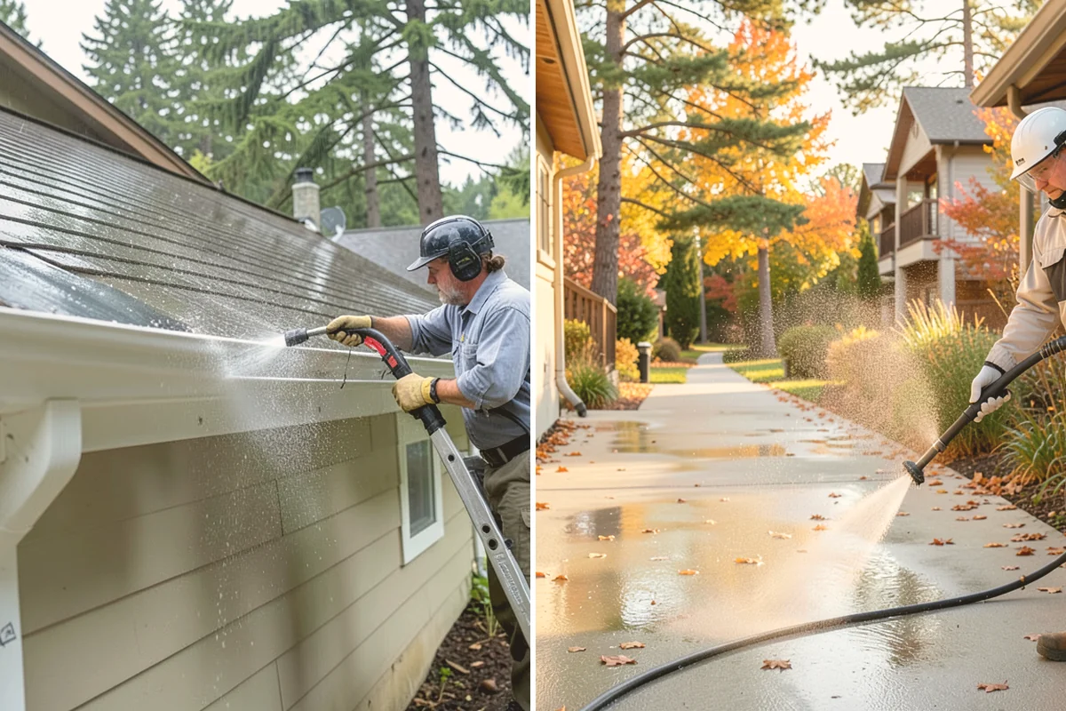 Pool Coping Cleaning in Brier, Snohomish County, WA - Clear the deck and skim debris from the coping edge